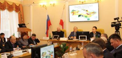 The meeting of Governor V. V. Radaev with the representatives of agrarian science and the heads of agricultural enterprises on development of agricultural sector.