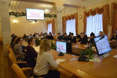 The meeting of the rector of Saratov State Agrarian University with the student activists