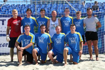 The team of Vavilov SSAU is a champion of the championship on beach football