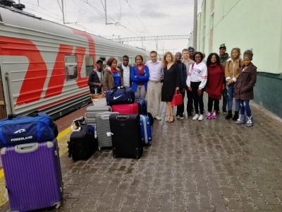 To the Saratov GAU there arrived the group of foreign listeners from the Republic of South Africa